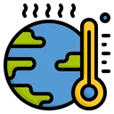 Free Global Warming Global Earth Icon
