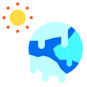 Free Global Planet Warming Icon