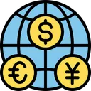 Free International Internationale Wahrung Globale Wirtschaft Symbol