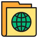 Free Welt Ordner Globaler Ordner Icon