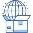 Free Globaler Vertrieb Netzwerk Produkt Symbol