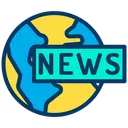 Free Global News Globe News World Icon