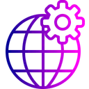 Free Globe Globel Setting Icon