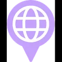Free Globe Location Pointer Globe Rotating Location Point Icon