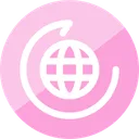 Free Globe Rotating  Icon
