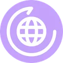 Free Globe Rotating Globe World Icon