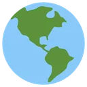 Free Globe Showing Americas Icon