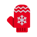 Free Gloves Christmas Cold Icon