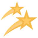 Free Glowing Star Golden Star Shining Star Icon