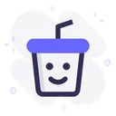Free Glücklicher Kaffee  Symbol