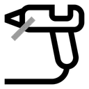 Free Glue Gun Glue Tool Icono