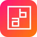 Free Glyphs Object Abcd Icon