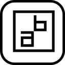 Free Glyphs Object Abcd Icon