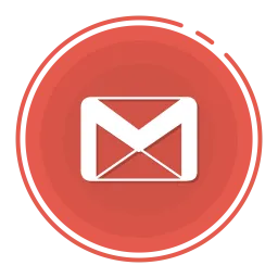 Free 점선 원이 있는 Gmail Logo 아이콘