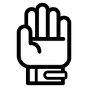 Free Goalkeeper Glove Gear Icon