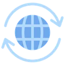 Free Globe Exchange Gobalization Icon