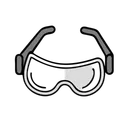 Free Goggles Construction Safety Icon