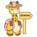 Free Animal Giraffe Wildlife Icon
