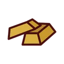 Free Gold Bar Bullion Wealth Icon