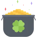 Free Pot Gold Leprechaun Icon