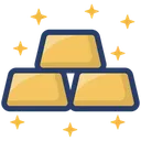Free Gold Stack  Icon