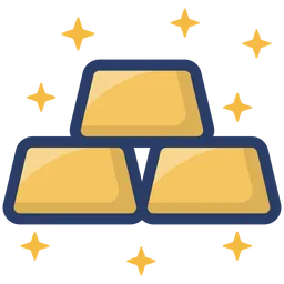 Free Gold Stack  Icon