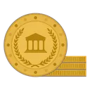 Free Goldmünze  Symbol