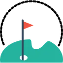 Free Golf Court Hotel Icon