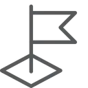 Free Golf Bandera Icono