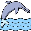 Free Golfinho Do Rio Ganga Ícone