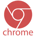 Free Chrome Plain Wordmark Icon