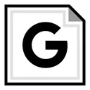 Free Google Document  Icon