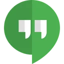 Free Google Hangouts Social Logo Social Media Icon