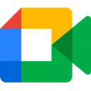 Free Google Meet Logotipo Logotipo De Tecnologia Ícone