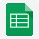 Free Google Sheets Icon