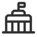 Free Government Building Legal Building Building Icon