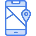 Free Gps Smartphone Delocalization Icon