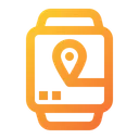 Free Gps Map Smartwatch Icon