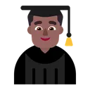 Free 학생 플랫 중간 어두움 아이콘