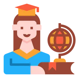 Free Graduated Girl  Icon