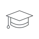 Free Graduation Cap  Icon