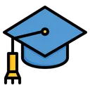 Free Graduation Cap  Icon