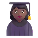 Free Student Color Medium Dark Icon
