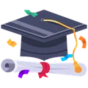 Free Graduation Hat Graduate Icon