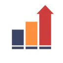 Free Gráfico de crescimento  Ícone