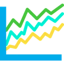 Free Grafico De Linhas Grafico De Negocios Analises Ícone