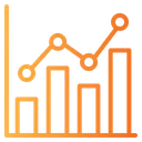 Free Gráfico de linea  Icono