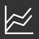 Free Grafico De Lineas Paralelas Grafico De Lineas Grafico De Lineas Icono