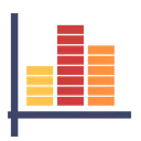 Free Gráfico de linha  Ícone