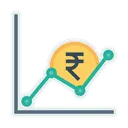 Free Grafico Dinero India Icono